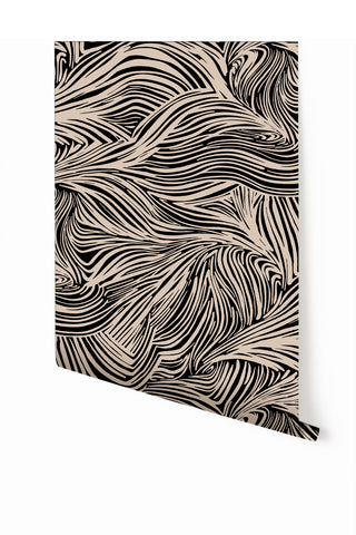 Hay Bale© Wallpaper in Pueblo + Black