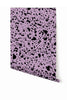 Appaloosa© Mural Wallpaper in Purple + Black