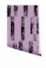 Corral© Wallpaper in Purple + Black