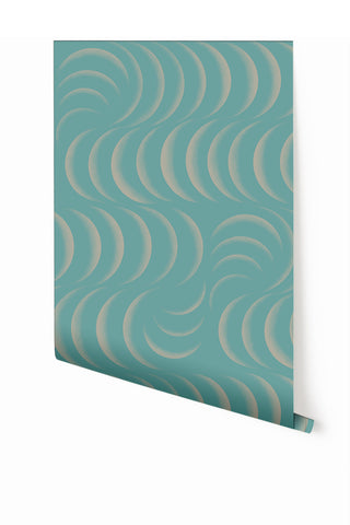 Petite Coque© Wallpaper in Pool
