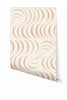 Petite Coque© Wallpaper in Strawberry Kiss + Cremé