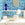 Pixel© Wallpaper in Aqua Net + Cremé