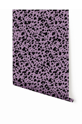 Milano© Wallpaper in Purple Rain + Black