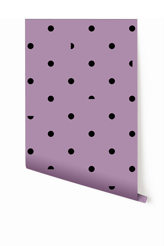 Pretty Woman© Wallpaper in Purple Rain + Black