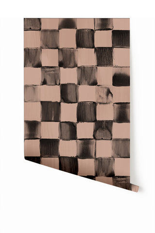 Quadrata© Wallpaper in Ferris + Black