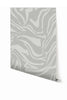 Primal© Mural Wallpaper in Sky Grey