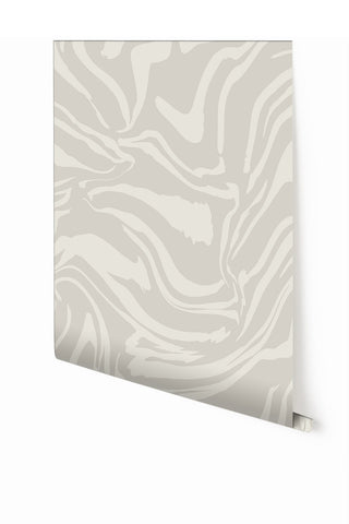 Primal© Mural Wallpaper in Slate