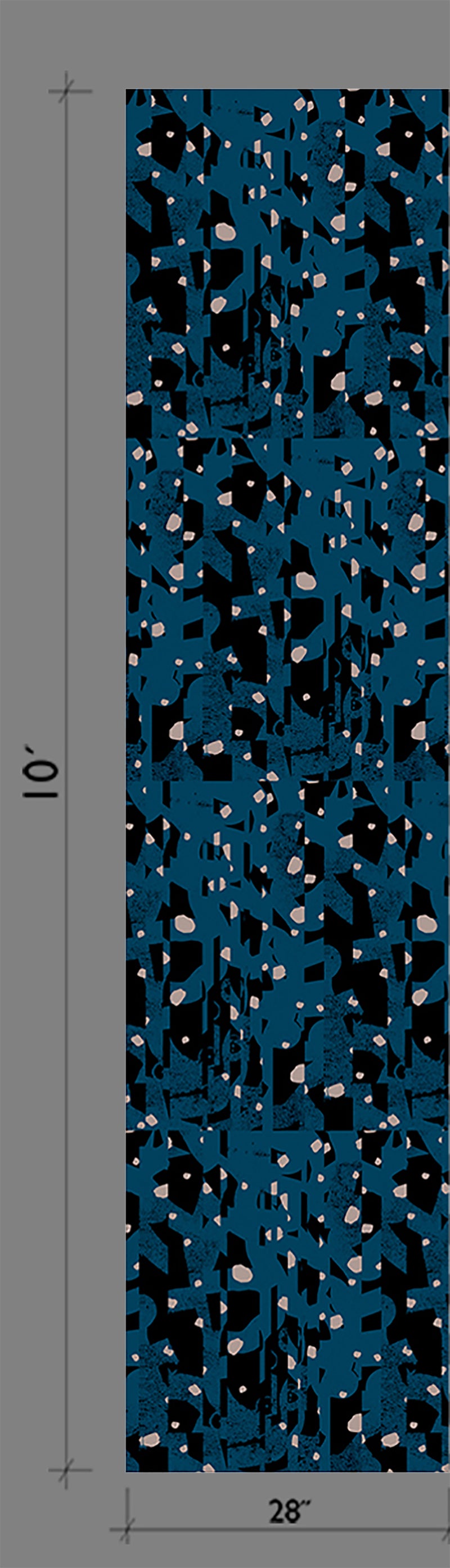 Wanderlust© Wallpaper in Azure