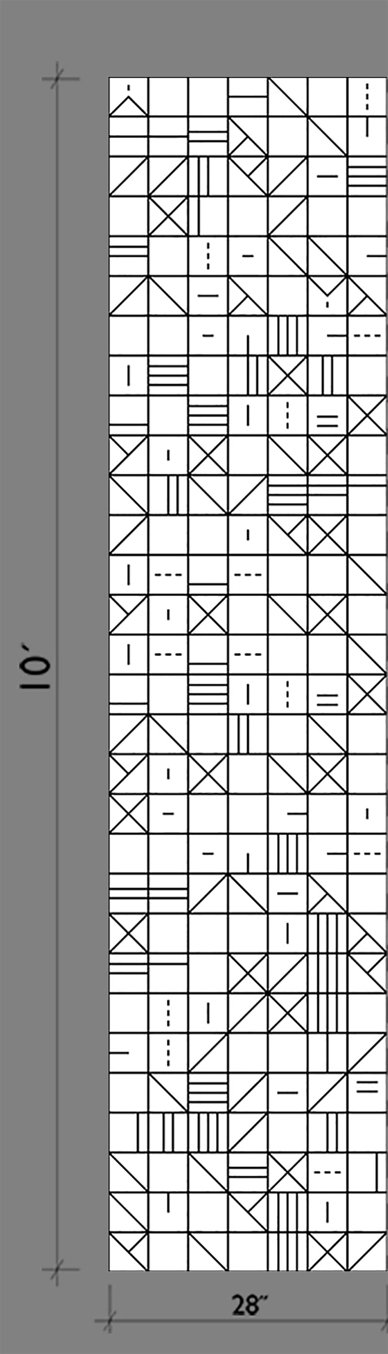 Camino Real© Wallpaper in White