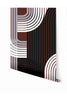 Raceway© Wallpaper in Burgundy
