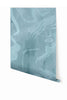 Famke© Mural Wallpaper in Lapis Blue