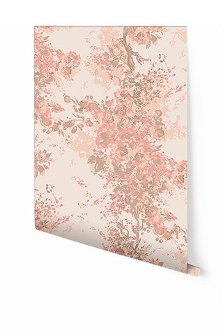 Prairie Fleur© Wallpaper in Blush