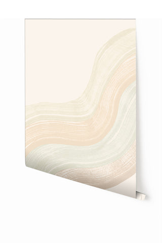 Sediment #4© Mural Wallpaper in Pastel