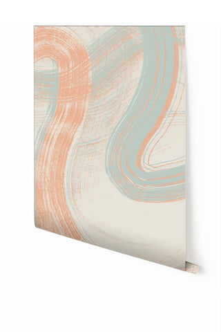 Sediment #1© Mural Wallpaper in Calypso