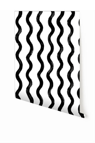 Cassette© Wallpaper in Black + White