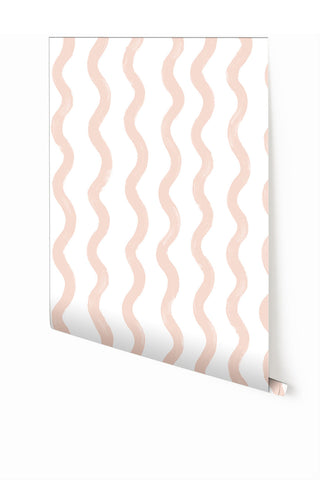 Cassette© Wallpaper in Pink