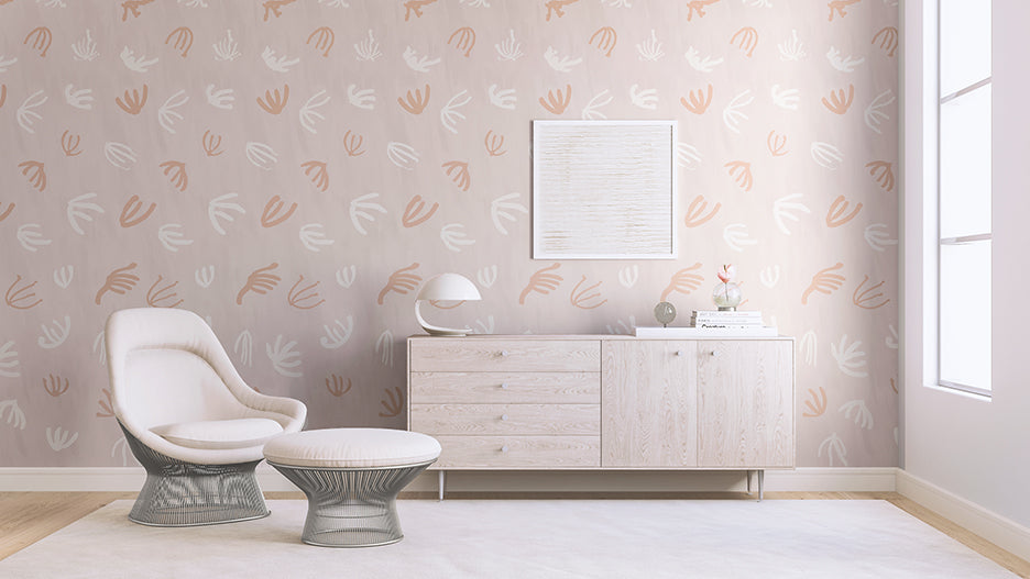 Coral© Wallpaper in Pink