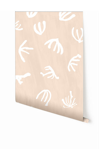 Coral© Wallpaper in Peach