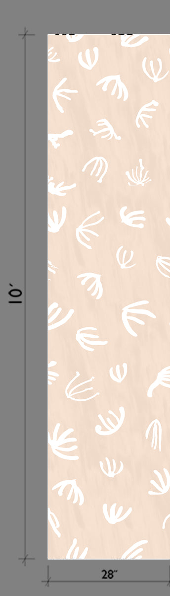 Coral© Wallpaper in Peach