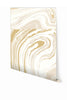 Crystalline© Wallpaper in Sand