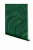 Crystalline© Wallpaper in Green