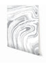 Crystalline© Wallpaper in Grey