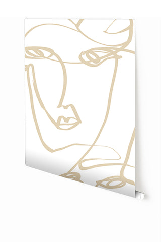 Femme© Wallpaper in Sand