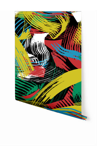 Mixed Tape© Mural Wallpaper in Marley