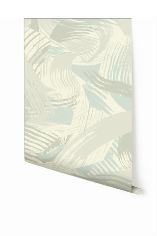 Mixed Tape© Mural Wallpaper in Sel Gris