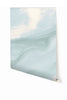 Modern Art© Mural Wallpaper in Powder Blue