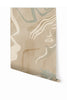 Famke© Mural Wallpaper in Ocean