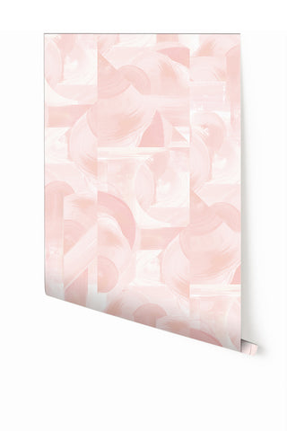 Block Party© Wallpaper in Pink