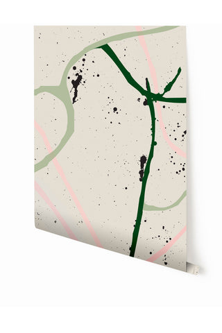 Playground© Mural Wallpaper in Olive