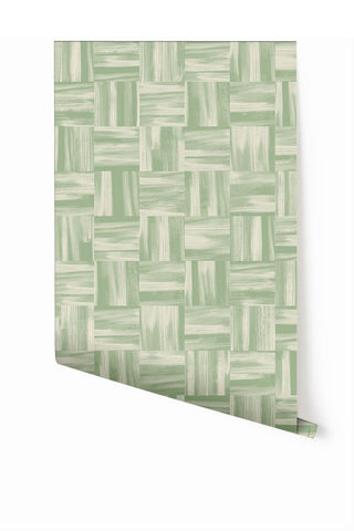 Saachi© Wallpaper in Olive