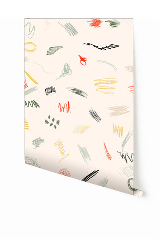 Scribble© Wallpaper in Eames