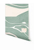 Magma© Wallpaper in Seafoam