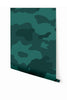 Camo© Wallpaper in Shamrock
