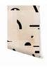 Shape Shifter© Mural Wallpaper in Cremé