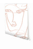 Femme© Wallpaper in Soft Pink