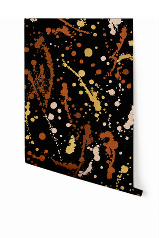 Spot On© Wallpaper in Black Rust