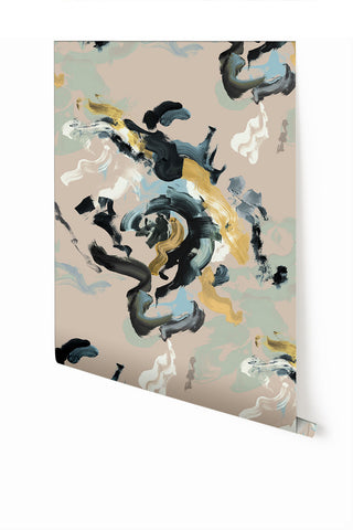 Tempest© Wallpaper in Wicker