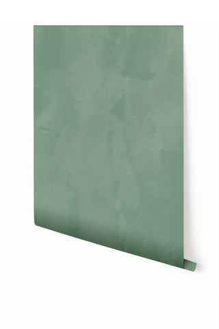 Rock Steady© Mural Wallpaper in Verde