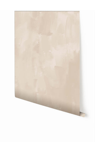 Rock Steady© Mural Wallpaper in Linen