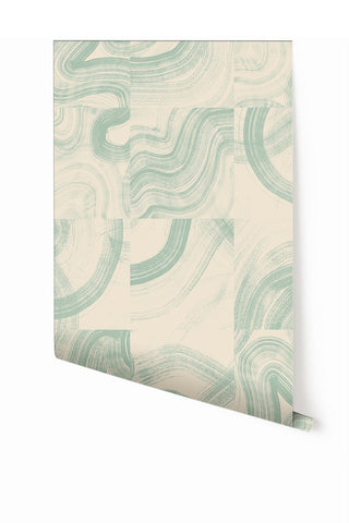 Sediment #3© Wallpaper in Mint