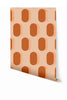 Pillbox© Wallpaper in Orange