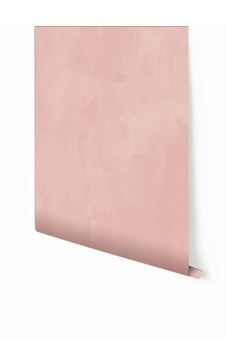 Rock Steady© Mural Wallpaper in Rose