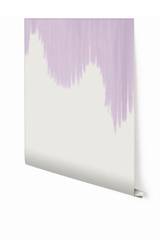 Wavelength© Mural Wallpaper in Lavender